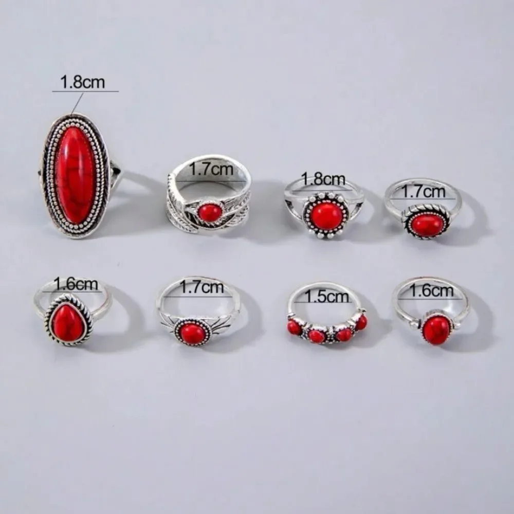 3for$20 HUGE DEAL! 8pcs/set Creative  one size ring set